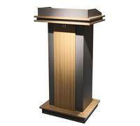 Pupitres Portables Bureau pour Ordinateur Portable Podiums Podium Couleur Grain de Bois Table de conférence sur Pied 60 x 45 x 105 cm Pupitre Debout