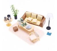 Puppenhaus Furniture Sets - Poll House Accessories Jouets, décor de chambre de et décoration de chambre | Modèle de mobilier de décoration de table pour et adolescents, accessoires de