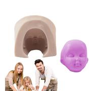 Puppenkopf de forme en silicone - Poux de cuisson de haute qualité pour décoration créative, résistant à la chaleur et en forme, parfaite pour le fondant, le savon, les bougies et l'artisanat | Convie