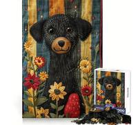 Pupper Wants Some Pet Jigsaw Puzzles 1000 pièces pour Adolescents Jouet cognitif Passe-Temps Calme Bordure Premium Liste de souhaits du Père Noël (50x75cm)