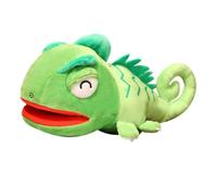 Puppet Animal en Peluche - Figure de Reptile Mignonne, Construction de Tissu Doux | Modèle en Peluche de Bouche articulée, Motif à l'échelle coloré, caractère engageant avec détail de Point décoratif