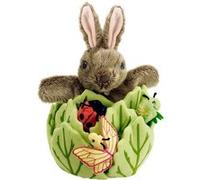 Puppet Company - Hide-Away Lapin dans salade Vert