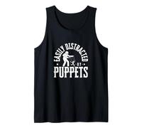 Puppet Master Facilement distrait par Puppets Puppets Funny Puppeteer Débardeur