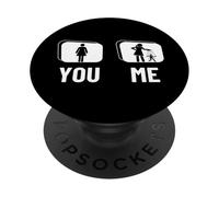 Puppet Master Proud Funny Women Marionnettiste PopSockets PopGrip Adhésif