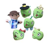Puppet Toy, marionnettes Doigts - Ensemble de 6 jouets en jouets de luxe | Lumière douce, prix de classe, accessoires de théâtre de performance pour l'apprentissage préscolaire