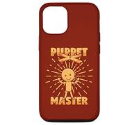 Puppeteer Perforatrice Marionnette en Bois et Judy Show Coque pour iPhone 12/12 Pro