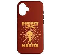 Puppeteer Perforatrice Marionnette en Bois et Judy Show Coque pour iPhone 16