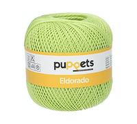 Puppets 4574006-00253 Fil à crochet 100% coton 253 mm Épaisseur 6 100 g