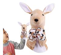 Puppets à Main, marionnettes à Main Animale - Puppet à Animal de Boxe Kung Fu avec Sons et Action | Jeu de rôle Storytelling Jouet en Peluche en Peluche éducative pour Les Filles