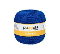 Puppets Eldorado Fil à Crochet, Coton, 7133, Bleu