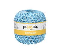 Puppets Eldorado Lot de 10 fils à crochet 100% coton, Coton, 00056 multicolore., multicolor