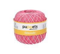 Puppets Eldorado Multicolor, épaisseur : 10, présentation : 50 g, Longueur : 265 m, 38 Fils à Crochet