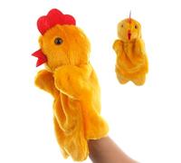 Puppets en Peluche de Poulet - Jouets de Doigt de Poulet en Peluche Doux | Puppets à Main Animale moelle