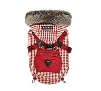 Puppia Bellamy Burgundy L Manteau Coupe-Vent imperméable pour Chien 2260 g
