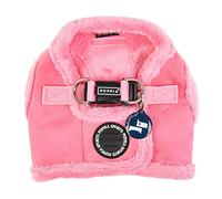 Puppia Dog Harness for small and medium dogs - TERRY HARNESS B - adjustable und comfortable, Pink