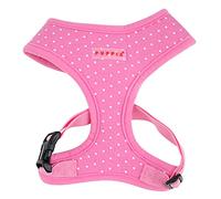 Puppia Dotty Harnais réglable au-Dessus de la tête pour Chien de Petite et Moyenne Taille Rose