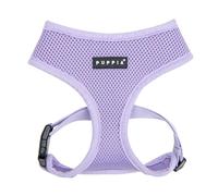 Puppia Harnais doux pour chien anti-étranglement, à passer par la tête, triple couche, en maille respirante, sangle de poitrail réglable avec boucle à dégagement rapide, Violet, Taille M