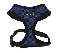 Puppia Harnais Doux pour Chien Taille XXL Bleu Foncé