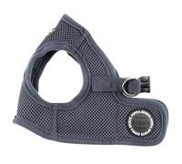 Puppia Harnais Petit Chien et pour Chien Moyen - Convient également aux Chiots - Harnais Anti Traction pour Chien, Gris, M