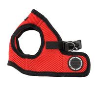 Puppia Harnais Petit Chien et pour Chien Moyen - Convient également aux Chiots - Harnais Anti Traction pour Chien, Rouge, XS