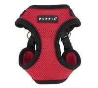 Puppia - Harnais pour Chien et Chiot - Léger et Doux - Anti Traction - Taille S - Rouge