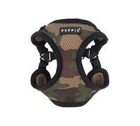 Puppia - Harnais Souple C - Chien - Camouflage - XL - Polyester Maillé - Ajustable - Lavage en Machine