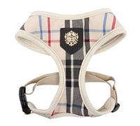 Puppia Junior - Harnais Petit Chien - léger et Super Doux - Harnais Anti Traction pour Chien, Beige, XL