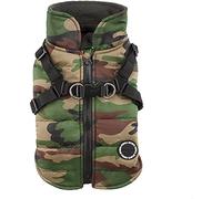 Puppia Mountaineer II Manteau d'Hiver pour Chien Camouflage Taille S