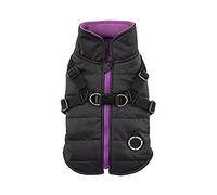 Puppia Mountaineer II Manteau d'Hiver pour Chien Noir Taille XL