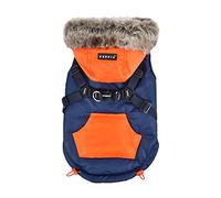 Puppia Orson Manteau pour Chien Bleu Marine Taille M