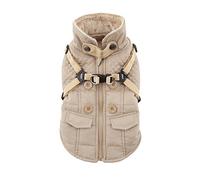 Puppia Wilkes Manteau d'Hiver pour Chien Beige Taille XL