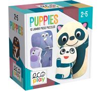 Puppies - 12 Puzzles Jumbo Pieces