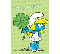 Puppy Carte postale Les Schtroumpfs, Schtroumpfette Good Luck ! (10x15cm)