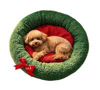 Puppy Cave Bed - 18.9in Soft Cotton Winter Nest for Cats and Dogs