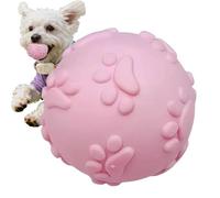 Puppy Chew Ball, Squeaky Teething Toy, Bouncy Pet Play, Dog Accessory, Fun Training Fixture, Portable Outdoor Gear, Easy Clean Supply, for Home Apartment Garden Park Living Room Bedroom Garage