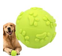 Puppy Chew Ball, Squeaky Teething Toy, Bouncy Pet Play, Dog Accessory, Fun Training Fixture, Portable Outdoor Gear, Easy Clean Supply, for Home Apartment Garden Park Living Room Bedroom Garage