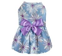 Puppy Dog Dress Summer Pet Tutu for Small Medium Dogs Puppy Clothes Girl Dog Skirt Outfit Apparel Greyhound Manteau pour chien (Violet, XL)