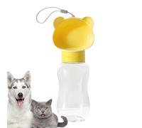 Puppy Drinking Cup, Puppy Water Feeder Bottle, Travel Pet Drinking Bottle, Training Puppy Water Cup, Pet Water Dispenser for Walking, Hiking, Training, (26x7.5x7.5cm) Yellow