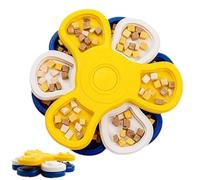 Puppy Feeder, Dog Bowls, Puzzle Design Puzzle Design Detachable Layers Healthy Diet Interactive Prevent Overeating Compact Size, Slow Feed for Pets, 10.04x10.04x2.56inches