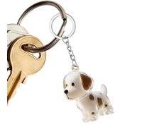 Puppy Hair Collector Kelechain, PVC Dogs Hair Collectting Memorial Keepsake, 5cm mignon clés pour sac, sac à dos, à main, navettage, voyage, cadeau d'amant d'animaux de compagnie, souvenirs de chi