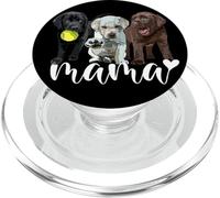 Puppy Labrador Mama The Lab Mother Labrador Retriever PopSockets PopGrip pour MagSafe
