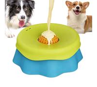 Puppy Licking Bowl, Slow Feed Dog Plate, 17x17x6cm Anti Slip Pet Enrichment Feeder Food Grade Bowl Feeding Tool for Home Apartment Yard Garden Use