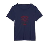 Puppy Love is Forever Love - Adorable Chien T-Shirt, Femme Grandes Tailles, Bleu Marine, 4X