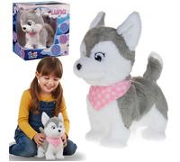 Puppy Luv - Chiot Husky INTERACTIF chien en peluche pour enfants Luna 4 SONS 2+