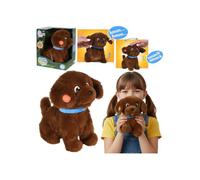 Puppy Luv Junior BRUNO - Chiot Labrador interactif peluche jouet pour enfants SONS 2+
