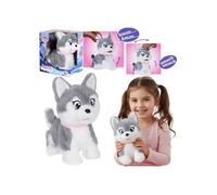 Puppy Luv Junior LUNA - Chiot Husky interactif peluche jouet pour enfants SONS 2+