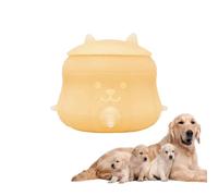 Puppy Milk Feeder - 220ml Soft Silicone Dispenser with 3 Feeding Teats | Soft silicone puppy milk feeder with 220ml capacity and three feeding teats for safe, multi-pet nourishment. Gentle and skin