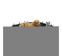 Puppy Playpen Mat | Indoor Cat Fence Pad - Oxford Cloth Washable Dog Pee Waterproof Whelping Training Pet for Bed Sofa and Trunk