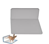 Puppy Potty Tray,Compact Silicone Foldable Pet Litter Box | Indoor Potty Tray for Puppy | for Small Dog Cat Outdoor Car Traveling Road Trip Waking