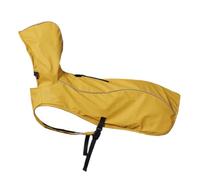 Puppy Raincoat - 150g Waterproof Dog Slicker Poncho, Reflective Strips, Lightweight Pet Rain Jacket Cloak, Adjustable Buckles | All-Weather Hooded Raincoat for Medium to Large Dogs